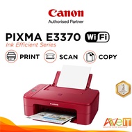 Canon Pixma E3370  (Print,Scan,Copy) Ink Efficient Inkjet Printer WiFi (Red/Black)