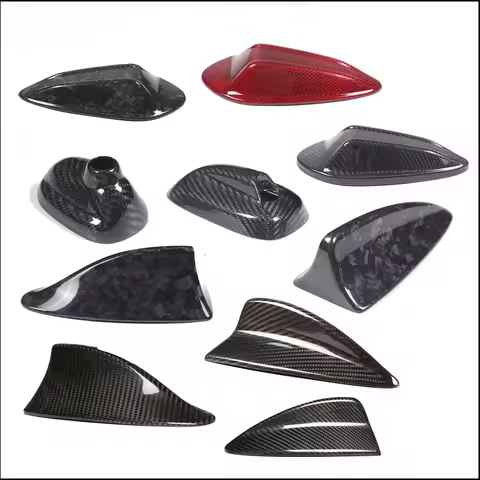 Real Carbon Fiber Shark Fin Antenna Cover for BMW 3 4 5 7 Series i3 M3 M5 X1 MINI R55 R56 E60 E61 E9