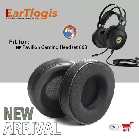 EarTlogis New Arrival Replacement Ear Pads for Pavilion Gaming Headset 600 by HP Headset Earmuff Cov
