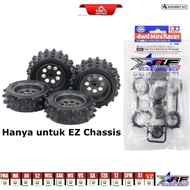 15547 - TAMIYA SPIKE TIRE & WHEEL SET (for EZ CHASSIS)