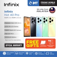 Infinix Hot 40 Pro Smartphone | Mediatek Helio G99 | 6.78" IPS LCD Display | triple Rear Camera 108MP | 5000 mAh Battery