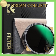 K&F CONCEPT 49mm ND2-32 & CPL Filter Variable ND Filter 2-in-1 Multi-functional Filter Brass Constru