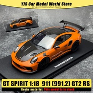 GT SPIRIT 1:18 PORSCHE 911 (991.2) GT3 RS  car model Static display piece Holiday gift collection