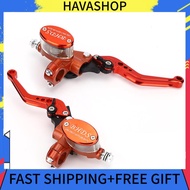 Havashop Clutch Brake Lever Motorcycle Adjustable Universal Hydraulic + 22mm Master Cylinder Fit for HONDA