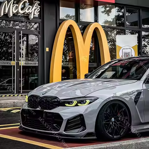 Front Bumper Lip Side Canards Spoiler for BMW G20 G21 LCI 320d 320i 330d 330i M340d M340i M Sport 20