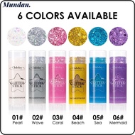 MUNDAN Sequins Glitter Stick, Body Paint Glitter Body Glitter Sticks Glitter Cream,  6color Portable