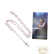Prayer & Rosary Sheet Package 77x Our Father | Rosary Our Father 77x Czech Crystal