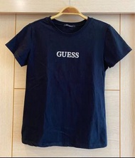韓國購入 正品 GUESS 棉質短袖T恤（女）S號