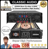 JOSON MOON PRO-MAX 4.2600 (4 Channel Amplifier) MAX POWER 10400 WATTS SUPER HEAVY DUTY AND HIGH PERF