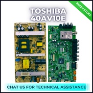 Toshiba 40AV10E Power Board Main Board KPS+L200C3 E190219(C) MSTM48