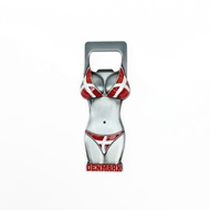 European Souvenir Fridge Magnet Bottle Opener Denmark by Denmark Country