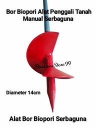 Alat Pelubang Tanah - Bor Biopori Spiral Termurah / Alat Bor Tanah Manual Untuk resapan air / Alat B