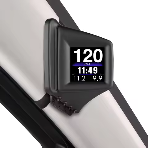 P8 GPS+OBD HUD Car Large Font Head Up Display Speed Gauge RPM Voltage Water Temp Fuel Consumption Ca