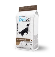 DeliSci Low Fat for Dogs 8 kg. อาหารจำกัดปริมาณโปรตีน และ ไขมัน สำหรับสุนัข ที่มีภาวะไขมันในเลือดสูง