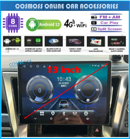 13 Inch 8Ram 128Gb 2K Car Radio Big Screen Android Touch Screen With 360 Camera Android Player