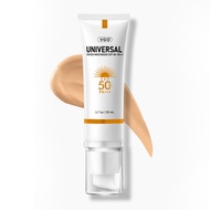 Tinted Sunscreen for Face SPF 50, Hydrating Sun Essence Face Sunscreen Leaves No Sticky Feeling Trav