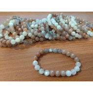 Colorful Moonstone Bracelet (More Than 8 Mi)