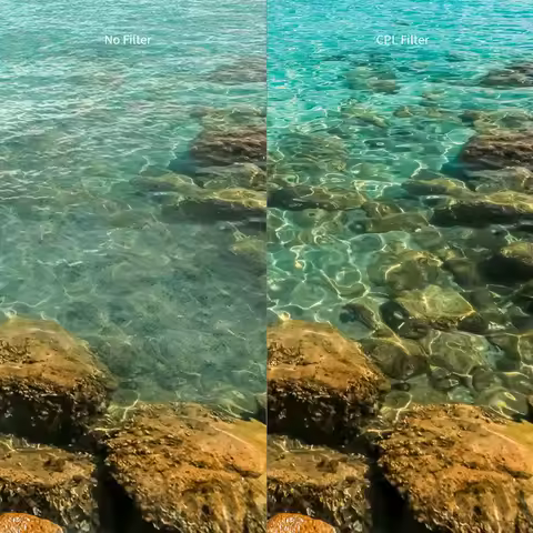 SmallRig Action 5 Pro Attachable CPL Filter for DJI Osmo Action 5 Pro / 4, 1/4 Effect Black Mist /UV