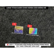 [ 1 PCS ] TITAN BIRD WING LOGO MOTORCYCLE WATCH STICKER