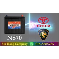 YOKOHAMA BATTERY NS70/L MF