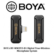 BOYA BY-WM3T2-D1 Digital True-Wireless Microphone System with Lightning Connector for iOS Mobile Devices (2.4 GHz)