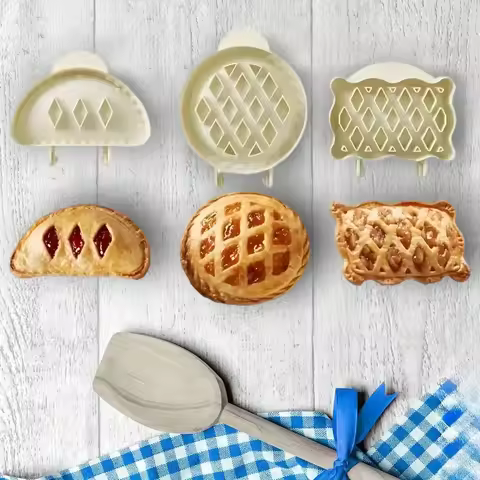 1/3pcs Classic Apple Pie Molds Homemade Baking Dough Presser Pocket Pie Mold Baking Accessories for 