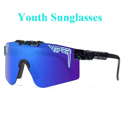 Youth Sunglasses Boys Girls Kids Pit Viper Sun Glasses Small head Adult Men Women Eyewear Outdoor Cy