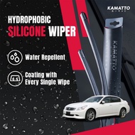 Kamatto Wiper Nissan Skyline/Infiniti G25/G35/G37/Q40 V36 (2007-2015) Hydrophobic Silicone Water Rep