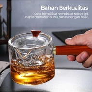 GLASS TEA POT PITCHER TEAPOT TEA WITH HEAT RESISTANT FILTER