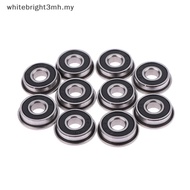 【NEW】 10Pcs F695-2 Stainless Steel Bearing Flanged Miniature Deep Groove Ball Bearings F695  Ball Be