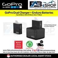 [AUTHORISED DEALER] GOPRO Dual Battery Charger + Enduro Batteries for Hero9, Hero10, Hero11 Black