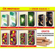 1-DOOR FRIDGE STICKERS, 2-DOOR FRIDGE STICKERS, FRIDGE WALLPAPER