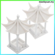 Decoration Gazebo Garden Mini Pavilion Decorations Outdoor Octagonal Miniature Model mawlzyuan