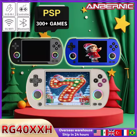 ANBERNIC RG40XX H Retro Handheld Game Console RG40XXH Video Player Smartpro 4.0inch IPS screen Linux