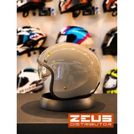 ZEUS HELMET CLASSIC RETRO ZEUS 388 WITH DOUBLE VISOR