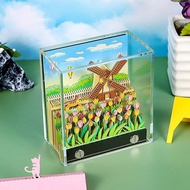 3D Calendar 2026 Unique Paper Sculpture Stis,3D Notepad And Clo Art Desktop Calendar,2026 Desktop Ca