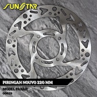 Nouvo 220mm Sunstar Front Disc Disc Standard Motorcycle Front Disc Size 220mm Nouvo Motorcycle Front