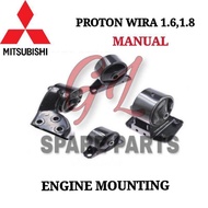 (OEM PARTS) ENGINE MOUNTING KIT SET MITSUBISHI PROTON WIRA 1.6 1.8 SATRIA 1.6 1.8 (MANUAL) (MMC/OSUK