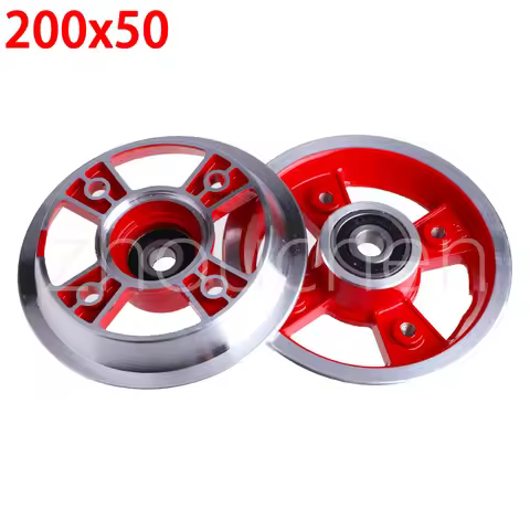200x50 Rim Front or Rear Wheel Rim Aluminium Wheel Hub Fit Scooter with Wheel Axle Scooter Parts 200
