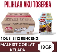 Biskuit Roma Malkist Coklat KELAPA Renceng - ( HARGA 1 DUS )