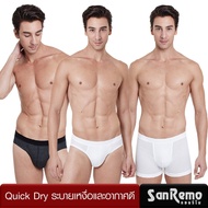 Sanremo (1 ตัว) Quick Dry กางเกงในชาย แซนรีโม ระบายเหงื่อและอากาศดี นุ่มเบา ใส่สบาย แห้งไว Brief (NIS-SCUPA5) Boxer (NIS-SCUPA6)