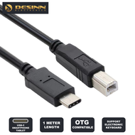 Desinn OTG USB Type C to Type B Cable 1m for Electronic Keyboard Printer laptop phone Midi Cable Yamaha Casion Digital Piano DJ Controller