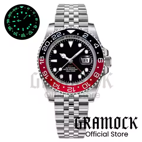 Gramock 2026 New 40mm/43mm Men SEA Watch NH34A Mechancial Sapphire Glass Deep Diver Watches 100m Wat