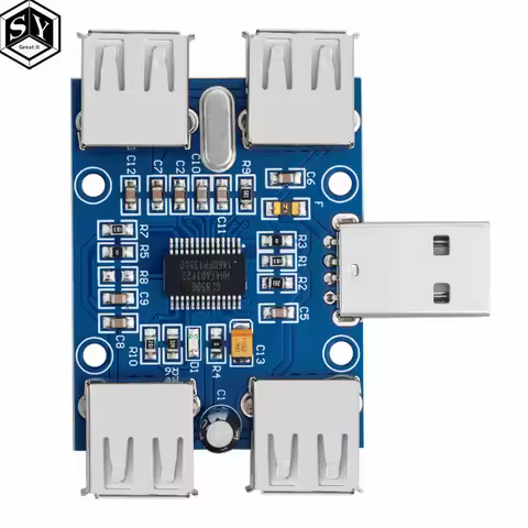 GL850G 4‑Port USB 2.0 Hub Module, DIY USB Controller Expansion Board