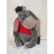 Disney Eeyore in Red Sweater Stuffed Toy Plush