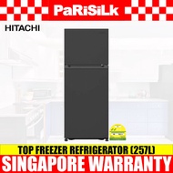 (Bulky) Hitachi HRTN5275MF-BBKSG (Brilliant Black) Top Freezer Refrigerator (257L)
