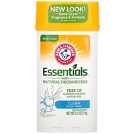 ระงับกลิ่นกายใต้วงแขนกลิ่นคลีน Arm & Hammer, Essentials Natural Deodorant, For Men and Women, Clean,