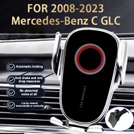 FOR 2008-2023 Mercedes-Benz C GLC Car phone holder  car accessories Gravity navigation bracket adjus