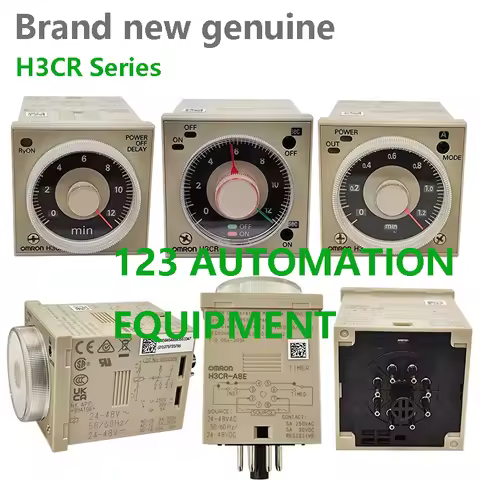 Authentic New Omron H3CR-A H3CR-F8 H3CR-A8 H3CR-A8E H3CR-H8L Time Relay 12-48VDC/100-240VAC/24-48VDC