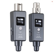 1 Pair Microphone Wireless System Micphone Wireless Transmitter System UHF DSP Transmitter &amp; Receiver Mic/Line Two Modes for Dynamic/Condenser Microphone